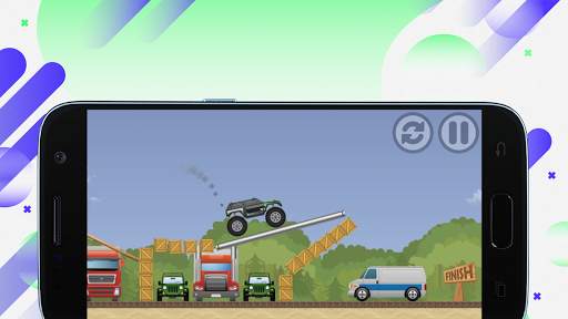 Mini Monster Truck Game स्क्रीनशॉट 1