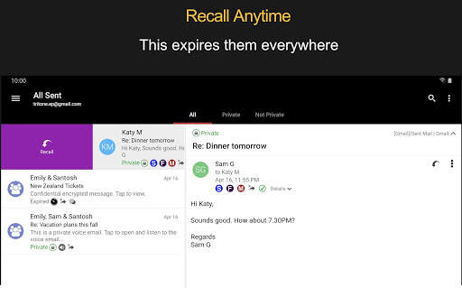 EPRIVO Private Email with Voice and Controls screenshot 14