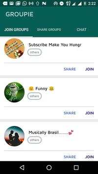 Groupie - Unlimited WhatsApp Groups screenshot 1