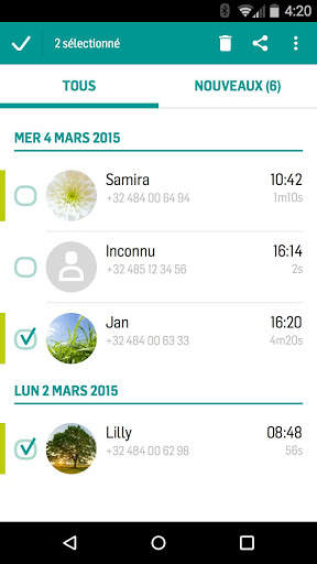 BASE Visual Voicemail screenshot 2