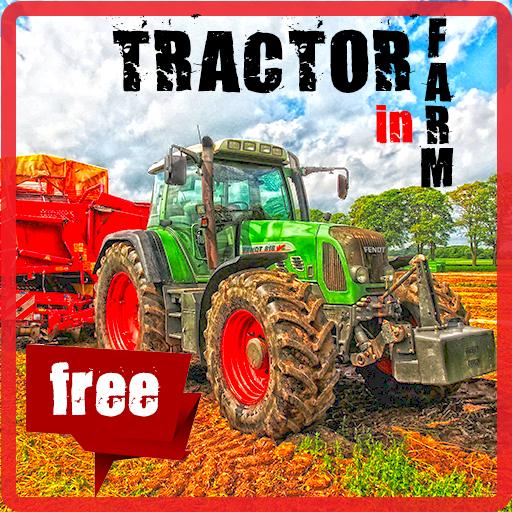 Tractor In Farm icon