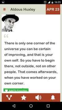 Aldous Huxley Daily screenshot 8