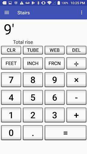 Feet and inch construction calculator screenshot 4