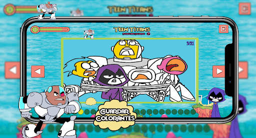 Teen Titans Coloring screenshot 7