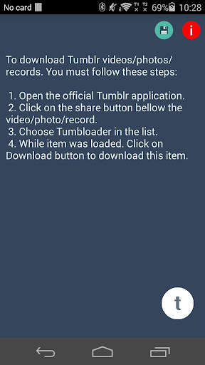 Timbloader for Tumblr screenshot 1