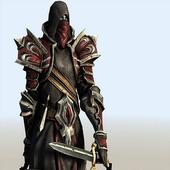 assassin red ninja icon
