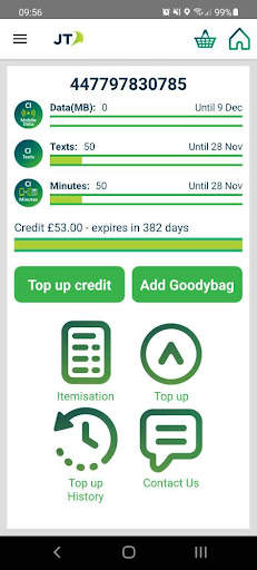 JT My Top Up screenshot 1