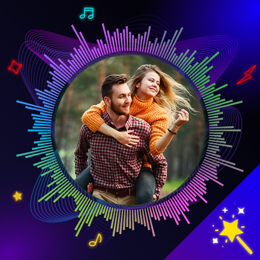 Music Bit Wave - Particle.ly Video Status Maker icon