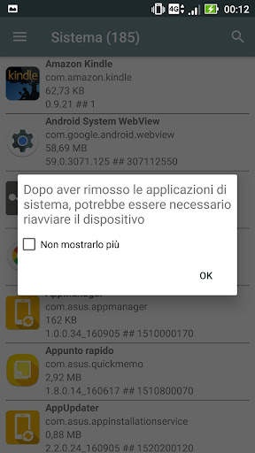 Gestore app di sistema screenshot 8