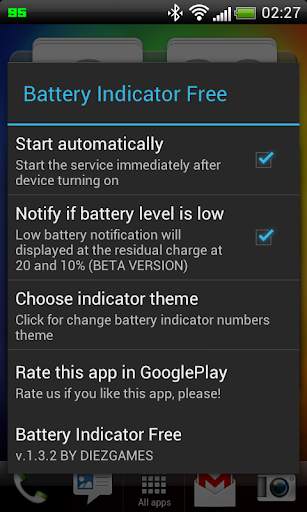 Battery Indicator Free screenshot 4