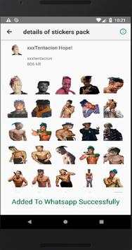 XXXTentacion Stickers For Whatsapp - WAStickerApps screenshot 4