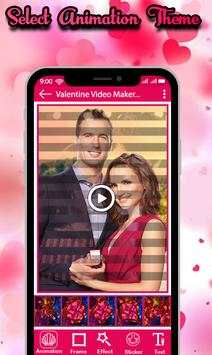 Valentine Day Photo Video Maker with Music 2019 screenshot 2