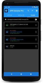 APK EXTRACTOR PRO 3 تصوير الشاشة