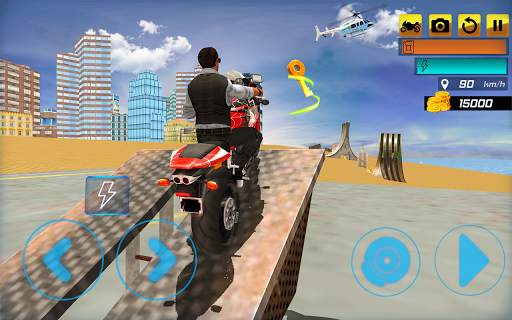 Permainan Sepeda Motor Balap screenshot 6