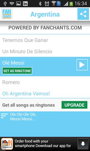 Argentina World Cup 2014 Songs screenshot 5