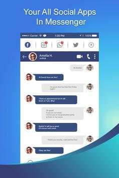 All New Messenger for Social Apps 2018 screenshot 1