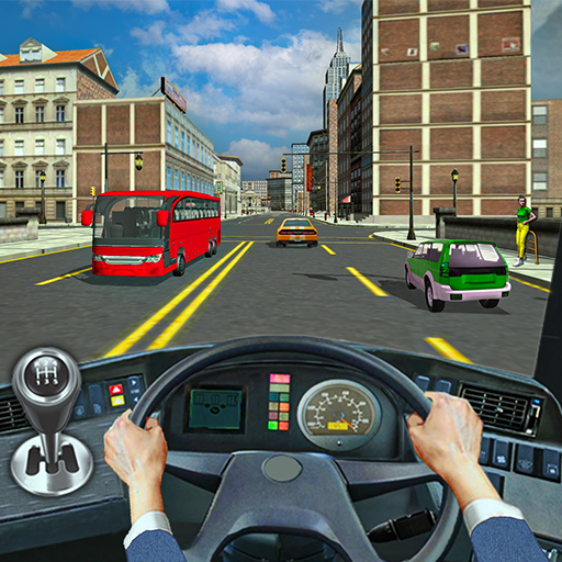 Offline City Bus Driving Games icon