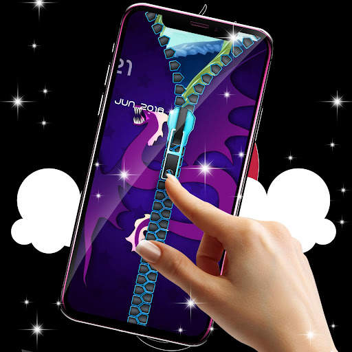 Dragon lock screen zipper screenshot 6