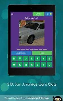 GTA San Andreas Cars Quiz screenshot 10