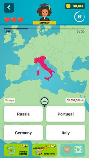 Country Flags 2: Quiz Game screenshot 2