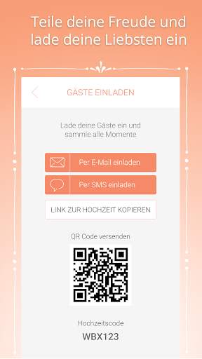 Die Hochzeits-Fotoapp - Wedbox screenshot 4