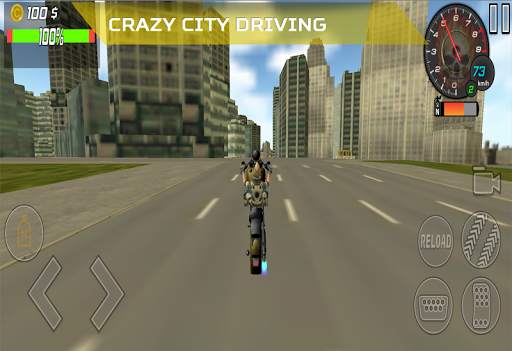 Motorcycle Driving: Dino Rush screenshot 1