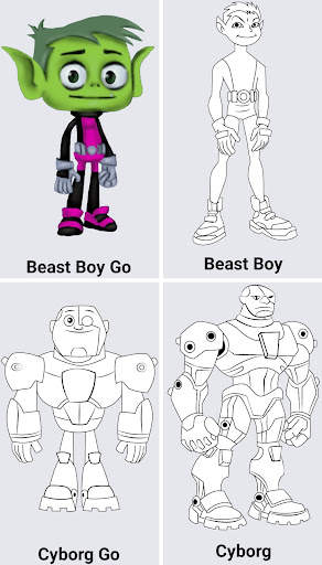 How to draw Teen Titans Go screenshot 3