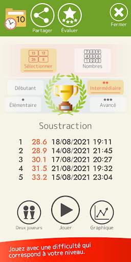 Calcul mental (Mathématiques) screenshot 5