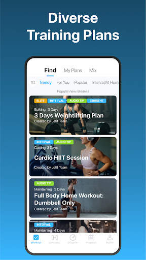 JEFIT Gym Workout Plan Tracker screenshot 4