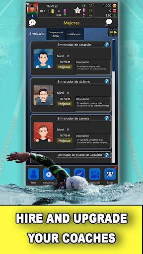 Triathlon Manager RPG screenshot 1