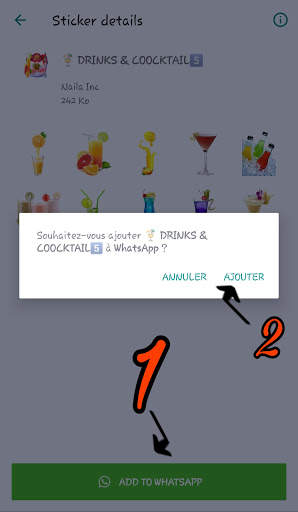 Food Stickers For WhatsApp (WAStickers) screenshot 1
