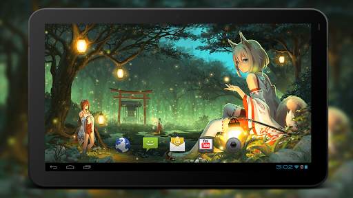 Anime Fan Wallpaper of Miko Fox screenshot 4