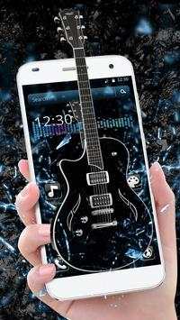 Jazz Black Guitar Theme screenshot 1