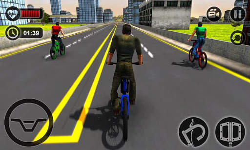 Rooftop Bicycle Stunt Rider 3D screenshot 4