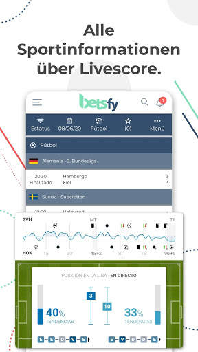 Betsfy – das soziale Netz der Sportprognosen screenshot 6