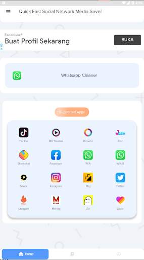Quick Fast Social Network Media Saver screenshot 1