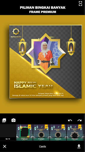Frame Happy Islamic New Year 1442 H screenshot 4