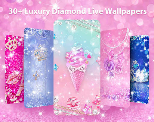 Luxury Diamond Live Wallpaper & Launcher Themes screenshot 3