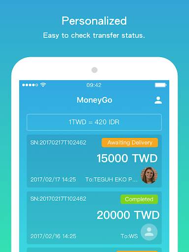 MoneyGo-Simple Transfer Money screenshot 10