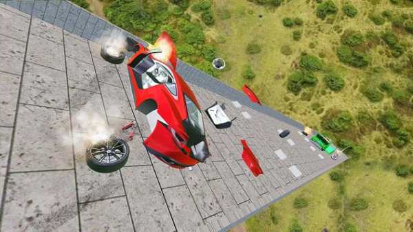 Beamng Drive Death Stair Car Crashes screenshot 2