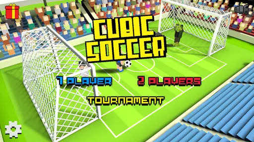 Cubic Soccer 3D скриншот 1