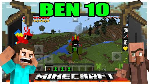 Ben 10 Alien Cartoon Mod Minecraft Games screenshot 1