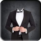 Man Suit Photo Camera icon