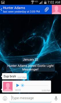 Exotic Light Messenger screenshot 3