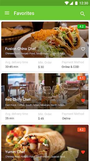 Cookfu User - Ionic Template screenshot 8