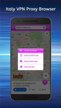 Italy VPN Proxy Browser screenshot 2