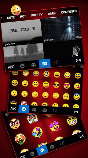 Dark Cross Tastatur-Thema screenshot 4