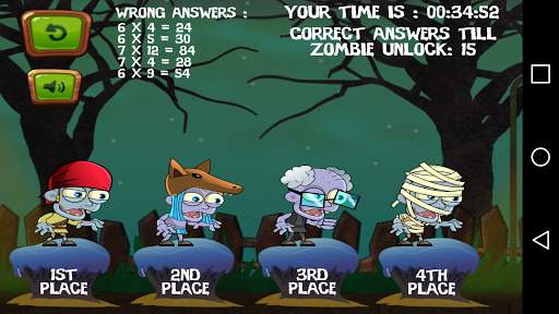 Zombie Math Race screenshot 7