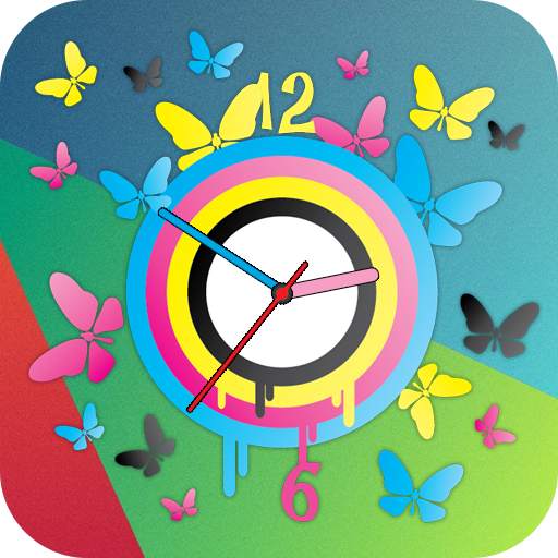 Butterfly Clock Live Wallpaper 1.11