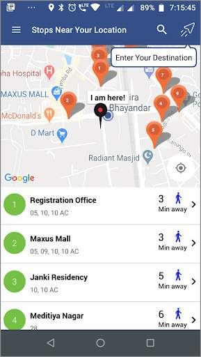 Majhi Bus - माझी बस (MBMT) screenshot 1